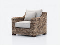 Sillones de ratán para jardín 90x86x76 cm - marrón-beige - estilo moderno con reposabrazos