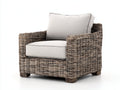 Sillón de ratán 98x90x80 cm - natural-beige - estilo exterior