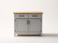 Aparadores de madera 95x42x88 cm - gris-marrón - estilo moderno con 2 puertas y 2 cajones