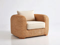 Sillones de ratán para jardín 92x85x78 cm - marrón claro-beige - estilo moderno